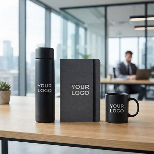 Gift Combo - 10_ Thermos Flask, Notebook & Mug