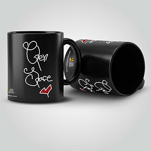 Open Space Theatre Red-Heart Mug