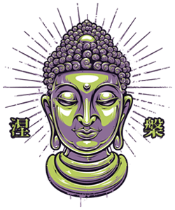Buddha Zen Head Illustration Premium Unisex/ Men Short Sleeve T-shirt