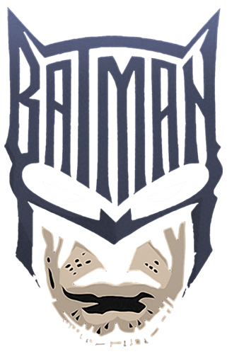 Batman Superhero Comic Character Head Premium Unisex/ Men Short Sleeve T-shirt